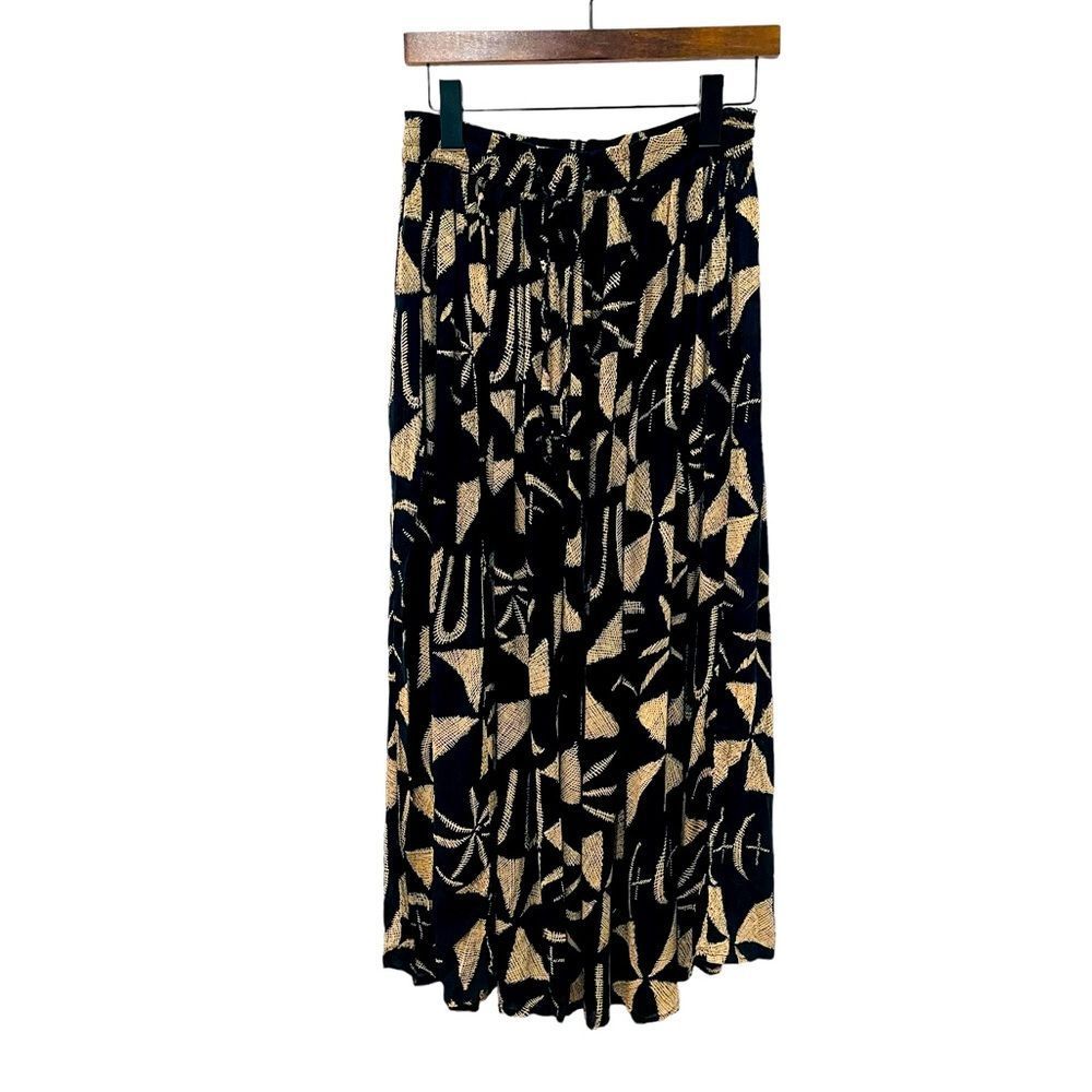 Orvis Tan & Black A Line Skirt Size 10